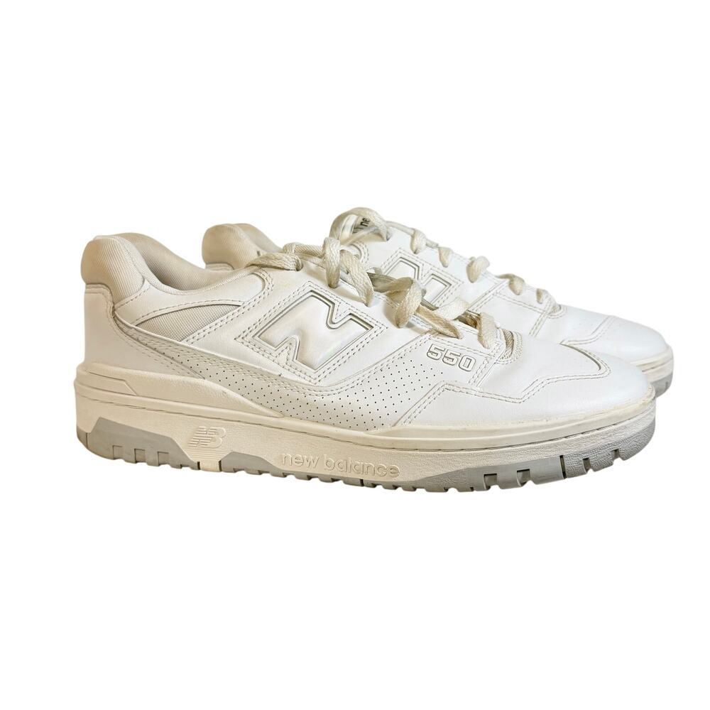 New Balance 550 White Grey BB550PB1 Men’s Low Top Basketball Sneakers Retro